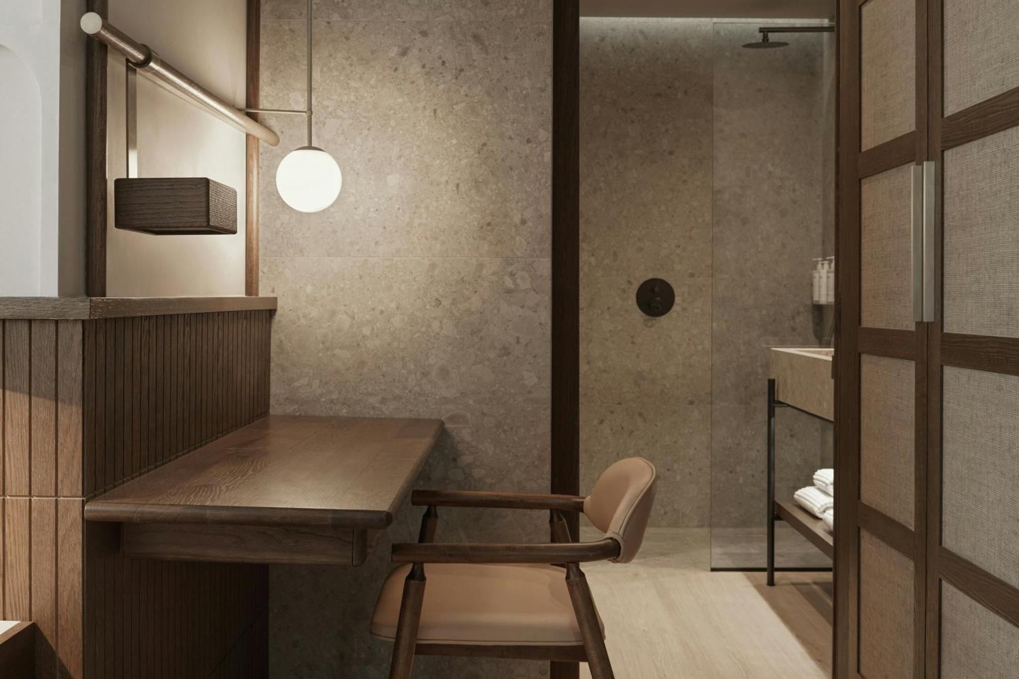Hotel Monasty, Thessaloniki, Autograph Collection Exterior foto A bathroom at the hotel